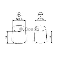 Аккумулятор автомобильный Bosch 60А (0 092 S40 040) e