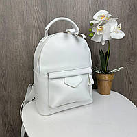 Дитячий рюкзачок прогулянковий маленький рюкзак для дівчаток білий Denwer P