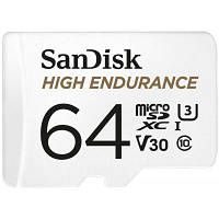Карта памяти SanDisk 64GB microSDXC class 10 UHS-I U3 V30 High Endurance (SDSQQNR-064G-GN6IA) m