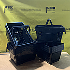 Кошик покупця пластиковий, новий, на 22 літри, колір: чорний. Польща, фото 3
