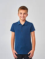 Детская футболка поло | Размер с 116 до 164 | Ткань Интерлок высшего качества | 80 % хлопок | Удобные кнопки