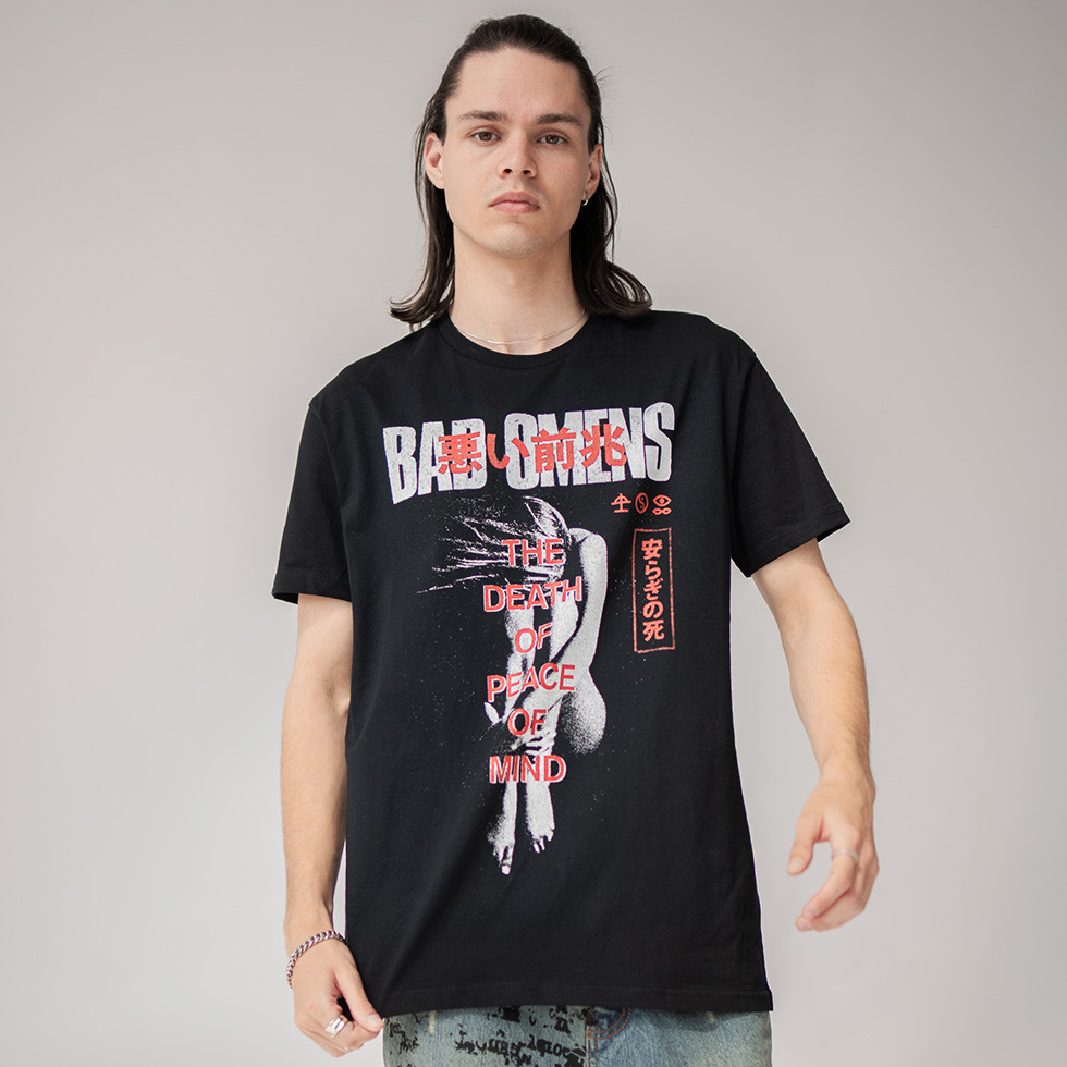 Футболка унісекс Bad Omens (The Death Of Peace Of Mind) L чорний, фото 1