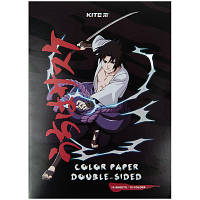 Цветная бумага Kite А4 двухсторонний Naruto 15 л/15 цв NR23-250 i