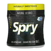 Лакричная жвачка Spry Gum Liquorice 55s 66 g