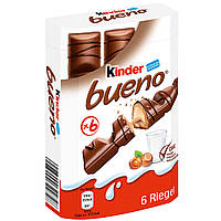 Батончики Kinder Bueno Milk Chocolate 6s 129g