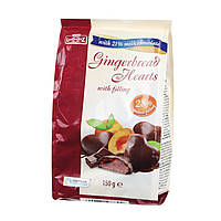 Пряники Lambertz Milk Chocolate Gingerbread Hearts Apricot 150 g