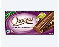 Шоколад Choceur Rum Trauben Nuss 200g