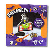 Набор для Алмазной Вышивки Halloween Diamond light Set Witch