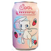 Газировка QDol Pokemon Mew Strawberry 330 ml