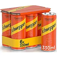 Швепс Паковання Schweppes Mandarin 6x330ml