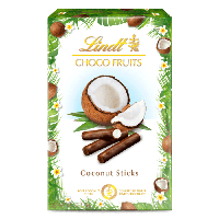 Трубочки Lindt Choco Fruit Coconut Sticks 125g