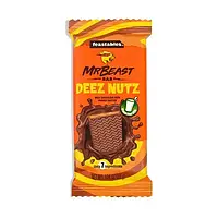 Шоколад Feastables Mr Beast Bar Deez Nuts Milk Chocolate Peanut Butter 35g