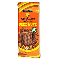 Шоколад Feastables Mr Beast Bar Deez Nuts Milk Chocolate Peanut Butter 60g