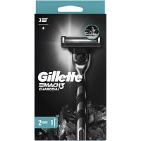 Бритва Gillette Mach3 Charcoal Древесный уголь С 2 сменными картриджами (8700216074308) m