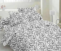 Полуторный комплект постельного белья "Белый вензель" PRO_580
