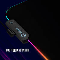 Коврик для мышки Lorgar Steller 919 RGB USB Black (LRG-GMP919) e