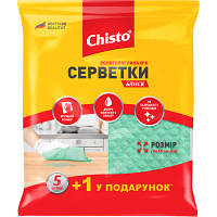 Салфетки для уборки Chisto Блеск влагопоглощающие 5+1 шт. 4823098407539 i