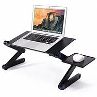 Столик-трансформер для ноутбука, Підставка для ноутбука з охолодженням, Зручний столик для ноутбука в ліжко