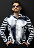 Рубашка белая мужская молодежная M L XL XXL 3XL 01-34-305 MU77
