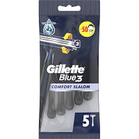 Бритва Gillette Blue 3 Comfort Slalom 5 шт. (8006540808689) m