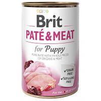 Консервы для собак Brit Care со вкусом индейки и курицы 400 г (8595602530335/8595602557448) e