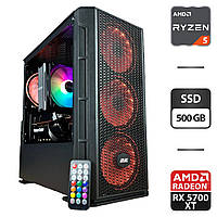 Збірка під замовлення: комп'ютер 2E Gaming PC Case CalleoGB700 MT/ Ryzen 5 3600/ 16GB RAM/ 500GB SSD/ Radeon RX 5700 XT 8GB/ 650W