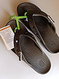 Crocs Classic flip flop в'єтнамки чорні жіночі крокс., фото 4