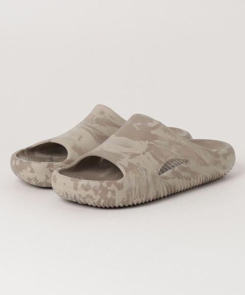 Crocs MELLOW MARBLED SLIDE шльопанці чоловічі крокс із мармуровим принтом.