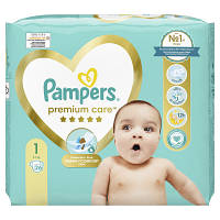 Подгузники Pampers Premium Care New Born Размер 1 (2-5 кг) 26 шт (8001841104614) g