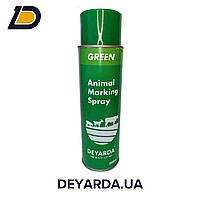 Спрей краска для маркировки животных Deyarda, зеленая