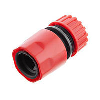 Конектор 1/2" с аквостопом для шланга 1/2" INTERTOOL GE-1019