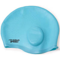 Шапка для плавания Aqua Speed Ear Cap Comfort 9892 289-02 бірюзовий OSFM (5908217698926) o