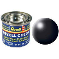 Аксесуари для збірних моделей Revell Фарба емалева № 302. Чорна шовково-матова, 14 мл (RVL-32302) g