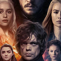 Плакат "Гра Престолів, головні персонажі, GoT, Game of Thrones", 60×40см, фото 3