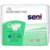 Підгузки для дорослих Seni Super Trio Large 10 шт (5900516691714) m