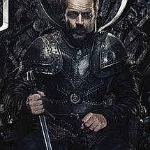 Плакат "Джорах Мормонт на Залізному Троні, GoT, Game of Thrones", 60×40см, фото 3