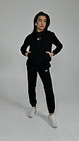 Женский спортивный костюм Nike черный модный костюмы спортивные для прогулок весенний-осенний молодежный стиль