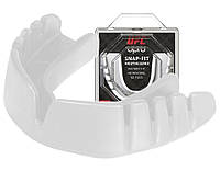 Капа боксерская одночелюстная детская спортивная бокса контактных видов спорта OPRO Junior Snap-Fit UFC Hologr