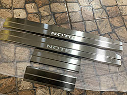 Захист порогів - накладки на пороги Nissan NOTE з 2005-2013 рр. (Standart)