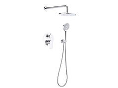 Компл., для душ кабіни (вмонтов.у стіну), білий AIM DG203-1 frosted white