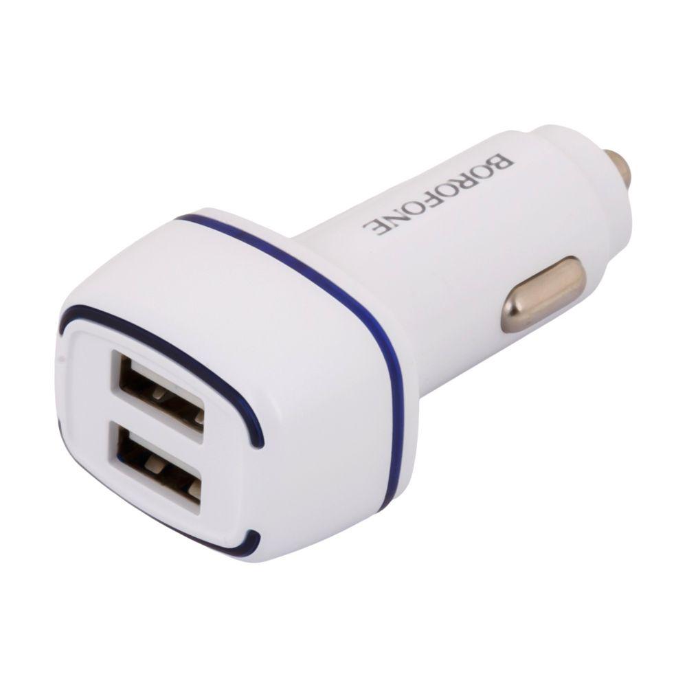 Автомобільний Зарядний Пристрій Borofone BZ14 Lightning 2USB2.4A