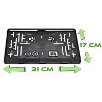 Рамка номерного знаку CARLIFE Рамка номерного знаку США 31х17 (Турція) (24-203) g