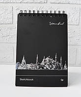 Скетчбук 4Profi Black sketch book Istanbul А5 30 листов черная бумага 903207 OP, код: 8108834