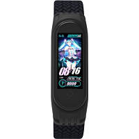 Ремінець для фітнес браслета Armorstandart Braided Solo Loop Xiaomi Mi Band 4/5/6 Black size S (ARM59177) g