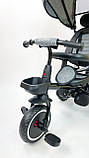 Триколісний дитячий велосипед Free2Move ELIPSO black grey, фото 6