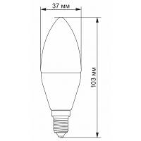 Лампочка TITANUM LED C37e 7W E14 4100K (VL-C37e-07144) g