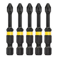 Набор бит DeWALT IMPACT TORSION, ударные, Philips, Ph2, L= 50 мм, 5 шт (DT7998T) g