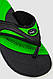 В'єтнамки дитячі, колір чорно-салатовий, 243R9015B-17, фото 2