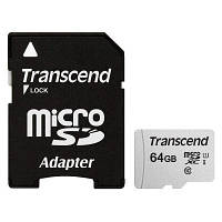 Карта пам'яті Transcend 64GB microSDXC class 10 UHS-I U1 (TS64GUSD300S-A) g