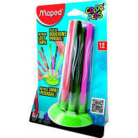 Фломастеры Maped COLOR PEPS JUNGLE Innovation, 12 цв. (MP.845445) g